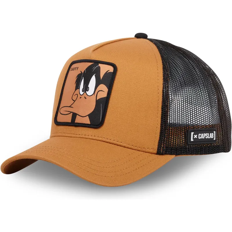 mutsid-kumer-pruun-snapback-daf1-ct-daffy-duck-looney-tunes-capslab