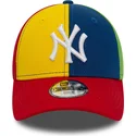 mutsid-kumer-mitmevarviline-reguleeritav-lastele-9forty-block-new-york-yankees-mlb-new-era