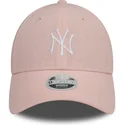 mutsid-kumer-roosa-reguleeritav-9forty-linen-new-york-yankees-mlb-new-era