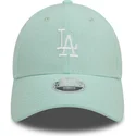 mutsid-kumer-roheline-reguleeritav-9forty-linen-los-angeles-dodgers-mlb-new-era