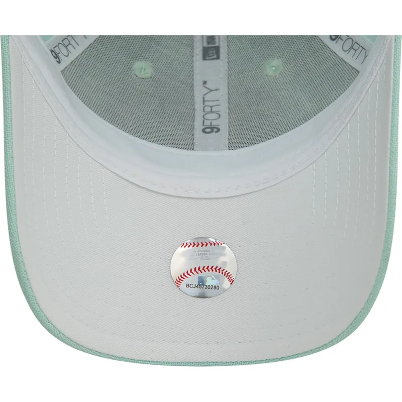 mutsid-kumer-roheline-reguleeritav-9forty-linen-los-angeles-dodgers-mlb-new-era