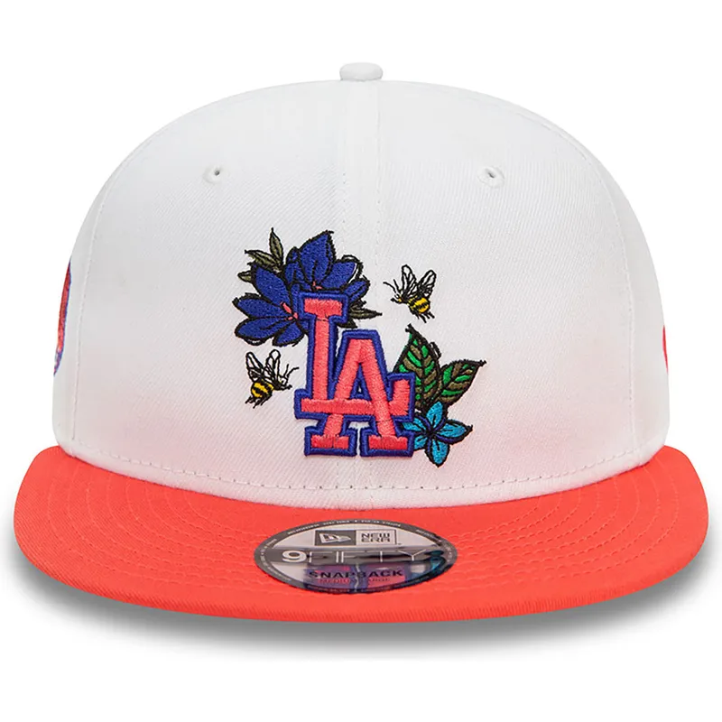 mutsid-lame-punane-snapback-9fifty-floral-los-angeles-dodgers-mlb-new-era