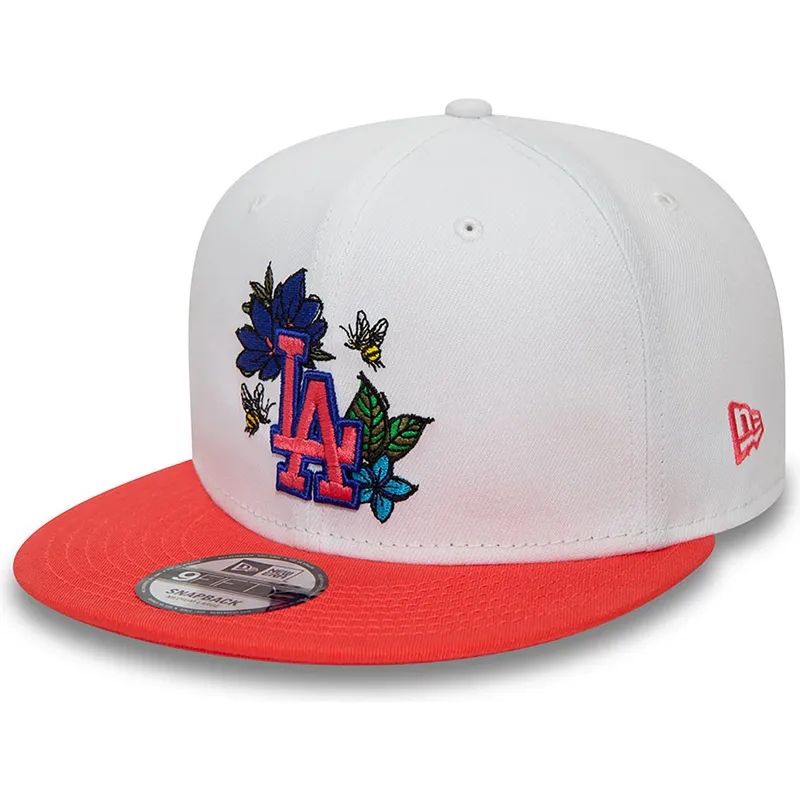 mutsid-lame-punane-snapback-9fifty-floral-los-angeles-dodgers-mlb-new-era