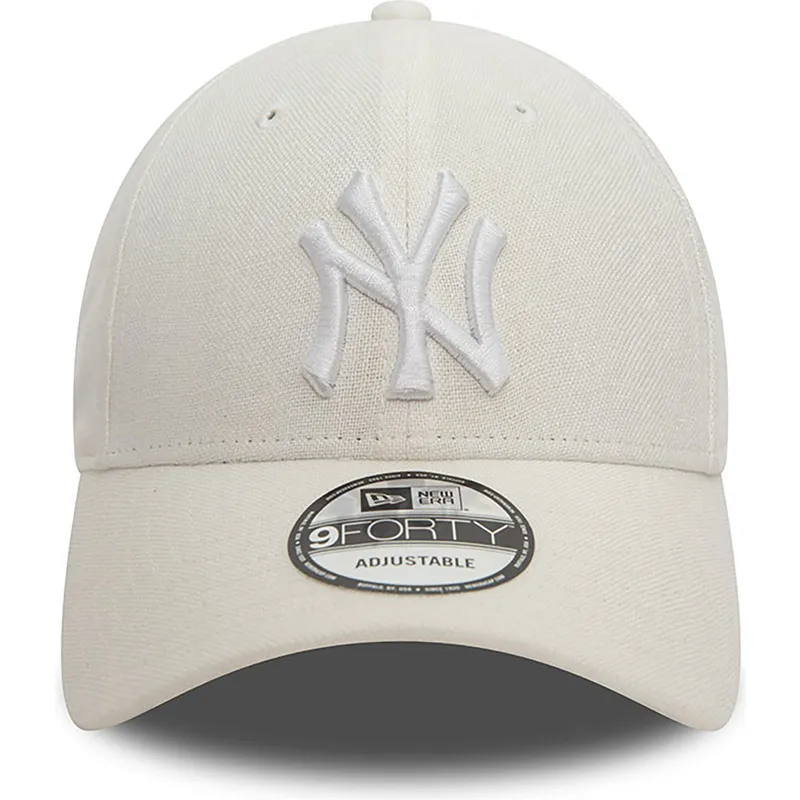 mutsid-kumer-valge-reguleeritav-9forty-linen-new-york-yankees-mlb-new-era