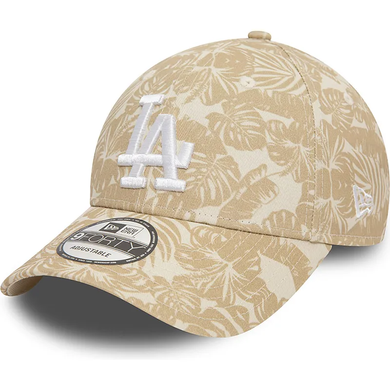 mutsid-kumer-pruun-reguleeritav-9forty-summer-all-over-print-los-angeles-dodgers-mlb-new-era