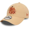 mutsid-kumer-pruun-reguleeritav-9twenty-floral-new-york-yankees-mlb-new-era