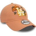 mutsid-kumer-pruun-reguleeritav-9twenty-floral-los-angeles-dodgers-mlb-new-era