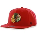 mutsid-lame-punane-snapback-chicago-blackhawks-nhl-47-brand