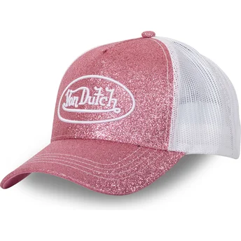 Mütsid kumer veok roosa snapback GLITTER P Von Dutch
