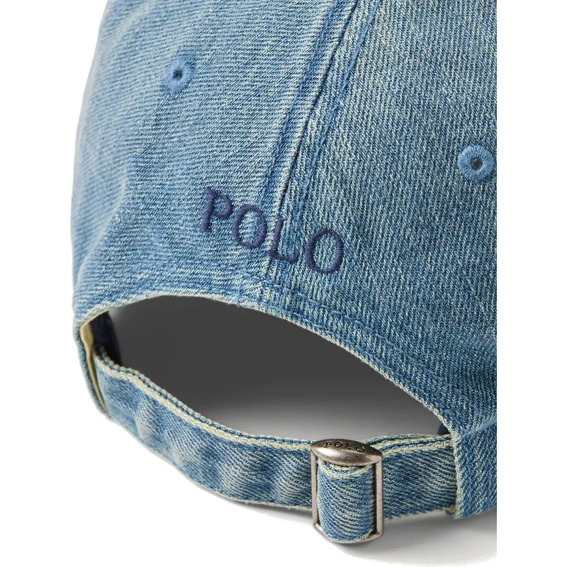 mutsid-kumer-sinine-reguleeritav-classic-sport-denim-polo-ralph-lauren