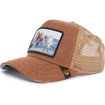 Mütsid kumer pruun snapback Horny Model No. H02NY Rodeo The Farm Goorin Bros.