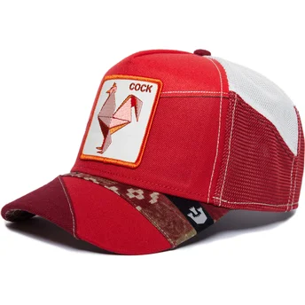 mutsid-kumer-punane-snapback-cock-courage-farmigami-the-farm-goorin-bros