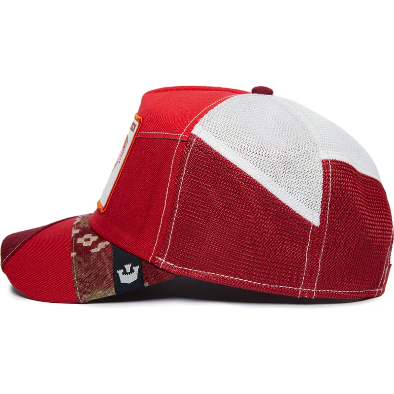 mutsid-kumer-punane-snapback-cock-courage-farmigami-the-farm-goorin-bros
