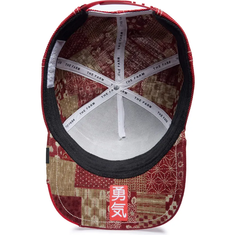 mutsid-kumer-punane-snapback-cock-courage-farmigami-the-farm-goorin-bros