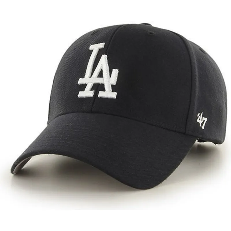 cap-kumer-black-adjustable-strap-los-angeles-dodgers-mlb-47-brand
