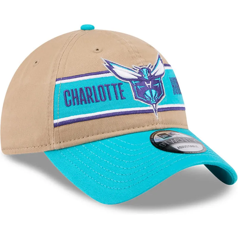 mutsid-kumer-pruun-reguleeritav-9twenty-draft-2024-charlotte-hornets-nba-new-era