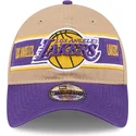 cap-kumer-brown-adjustable-strap-9twenty-draft-2024-los-angeles-lakers-nba-new-era