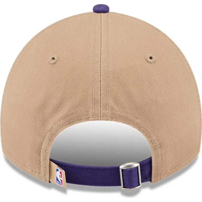 cap-kumer-brown-adjustable-strap-9twenty-draft-2024-los-angeles-lakers-nba-new-era