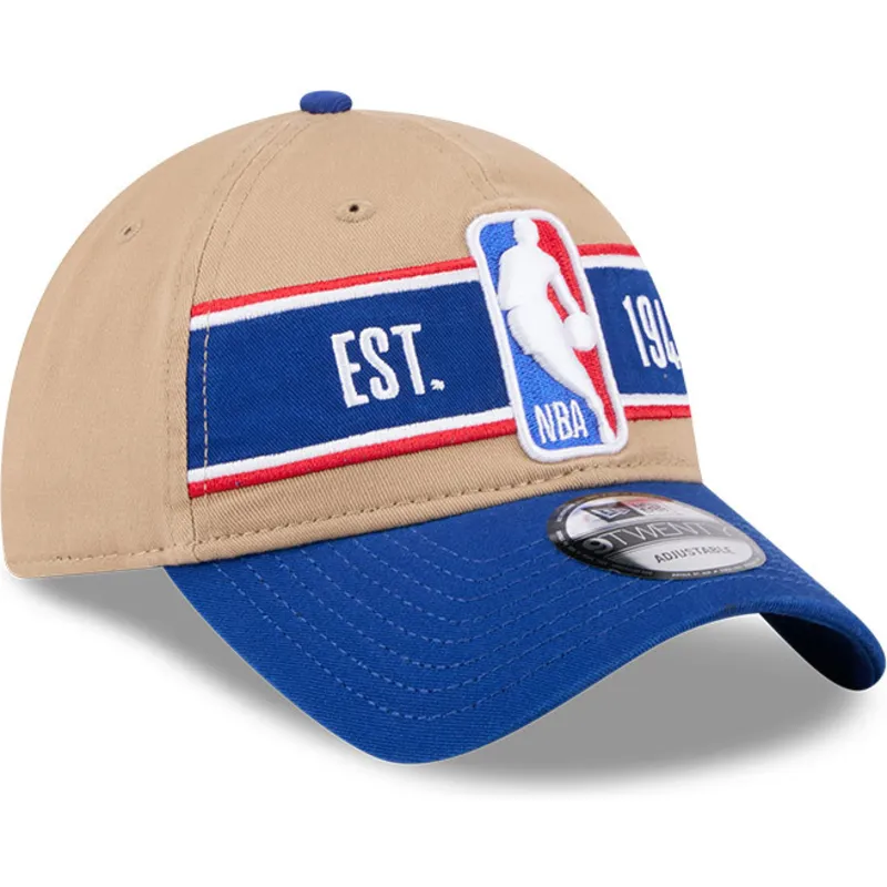 cap-kumer-brown-adjustable-strap-9twenty-draft-2024-nba-new-era