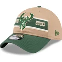 mutsid-kumer-pruun-reguleeritav-9twenty-draft-2024-milwaukee-bucks-nba-new-era