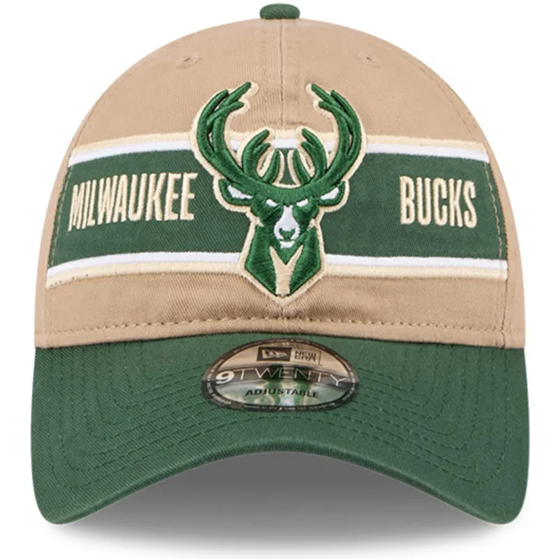 mutsid-kumer-pruun-reguleeritav-9twenty-draft-2024-milwaukee-bucks-nba-new-era