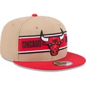 mutsid-lame-pruun-snapback-9fifty-draft-2024-chicago-bulls-nba-new-era