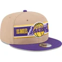 mutsid-lame-pruun-snapback-9fifty-draft-2024-los-angeles-lakers-nba-new-era