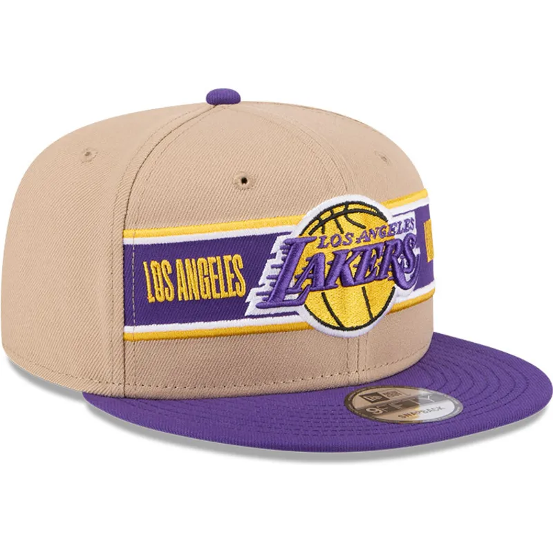mutsid-lame-pruun-snapback-9fifty-draft-2024-los-angeles-lakers-nba-new-era