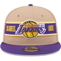 mutsid-lame-pruun-snapback-9fifty-draft-2024-los-angeles-lakers-nba-new-era