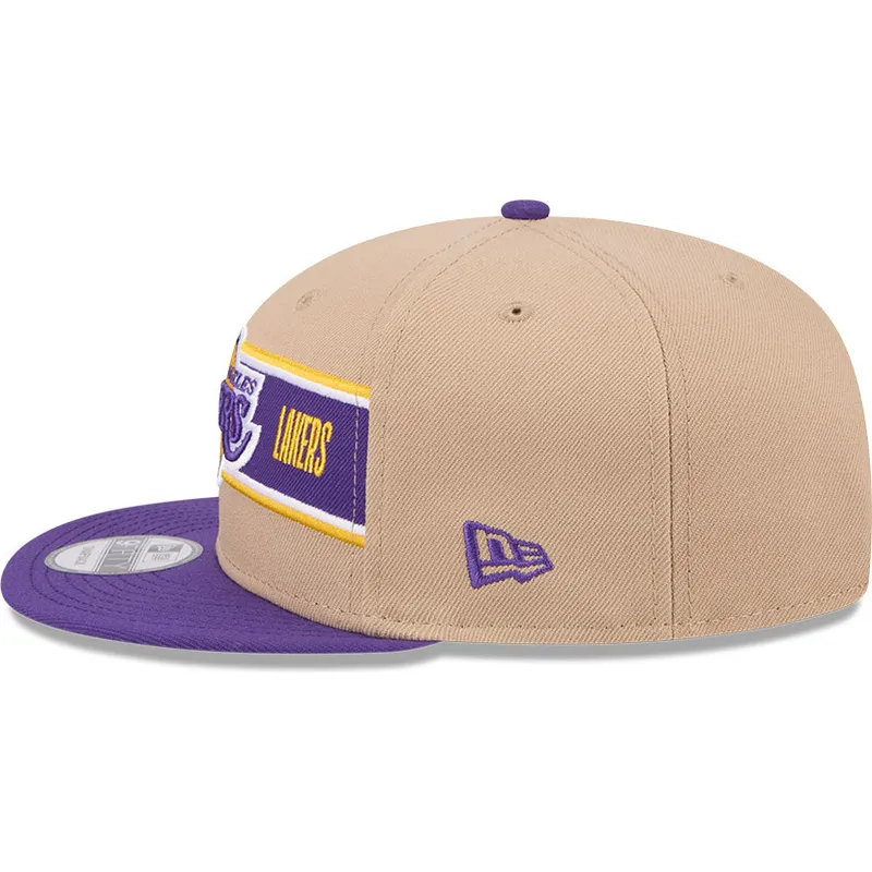 mutsid-lame-pruun-snapback-9fifty-draft-2024-los-angeles-lakers-nba-new-era