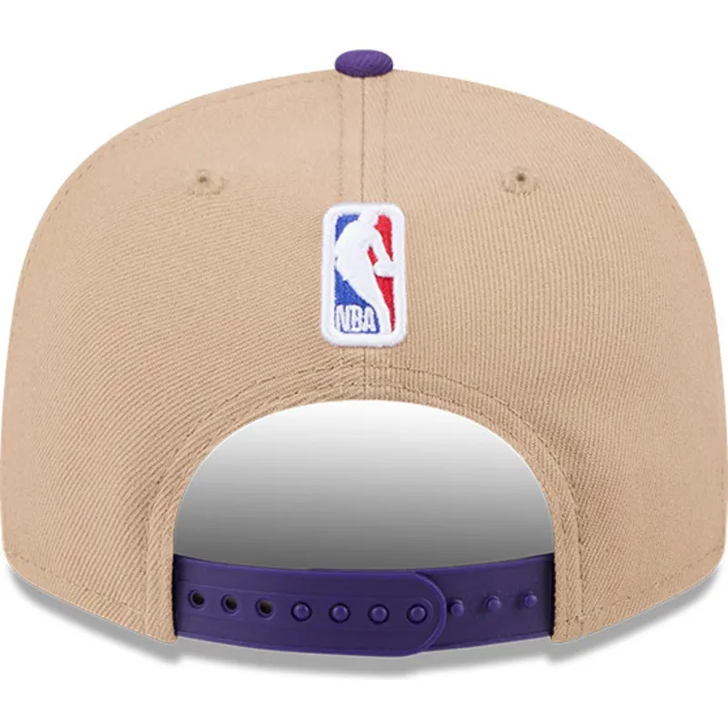 mutsid-lame-pruun-snapback-9fifty-draft-2024-los-angeles-lakers-nba-new-era