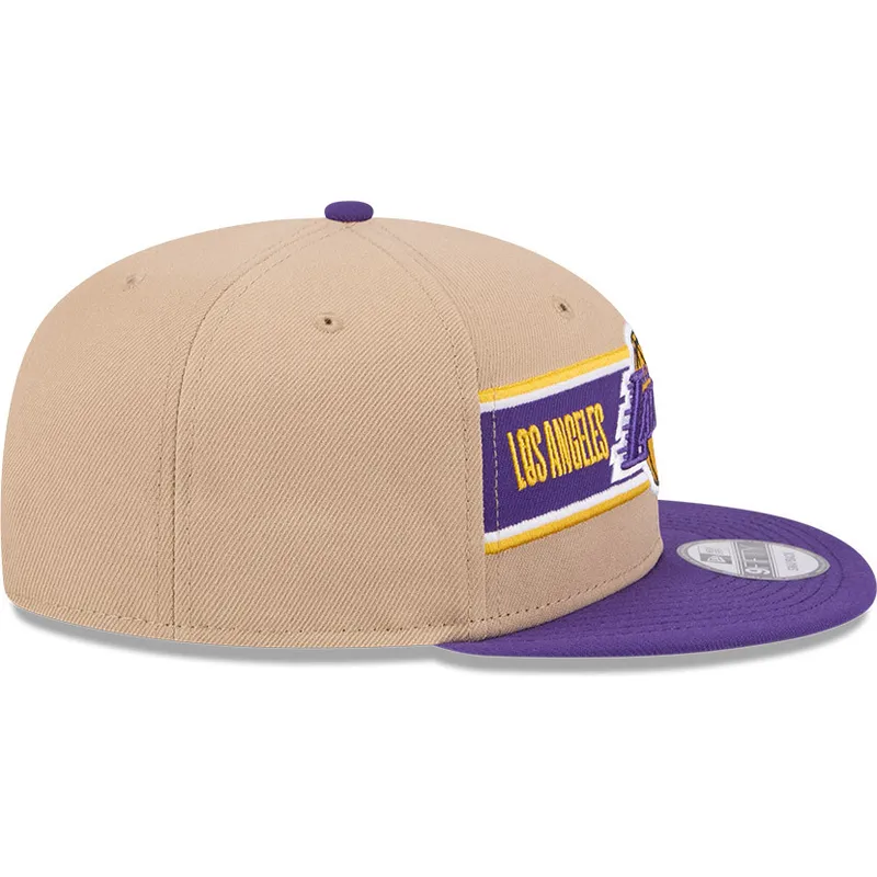 mutsid-lame-pruun-snapback-9fifty-draft-2024-los-angeles-lakers-nba-new-era
