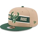 mutsid-lame-pruun-snapback-9fifty-draft-2024-milwaukee-bucks-nba-new-era