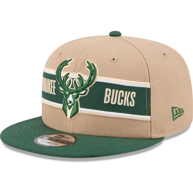 mutsid-lame-pruun-snapback-9fifty-draft-2024-milwaukee-bucks-nba-new-era