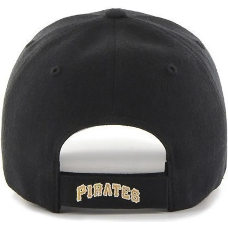 cap-kumer-black-adjustable-strap-pittsburgh-pirates-mlb-47-brand