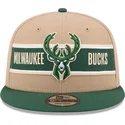 mutsid-lame-pruun-snapback-9fifty-draft-2024-milwaukee-bucks-nba-new-era
