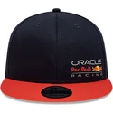 new-era-flat-brim-9fifty-essential-red-bull-racing-formula-1-navy-blue-and-orange-snapback-cap