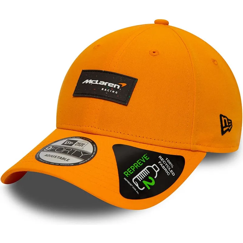 mutsid-kumer-oranz-snapback-9forty-repreve-mclaren-racing-formula-1-new-era