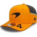 mutsid-kumer-oranz-snapback-lando-norris-9fifty-original-fit-mclaren-racing-formula-1-new-era