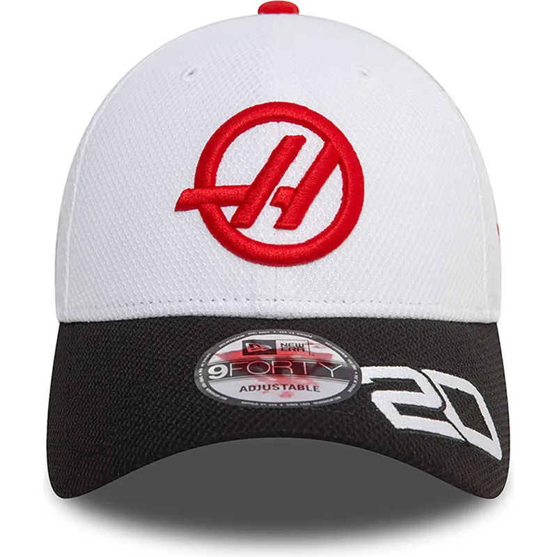 mutsid-kumer-valge-snapback-kevin-magnussen-9forty-haas-f1-team-formula-1-new-era