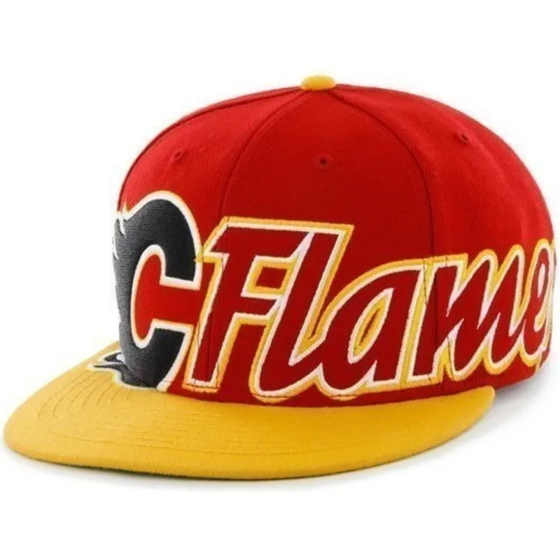 mutsid-lame-punane-snapback-letras-calgary-flames-nhl-47-brand