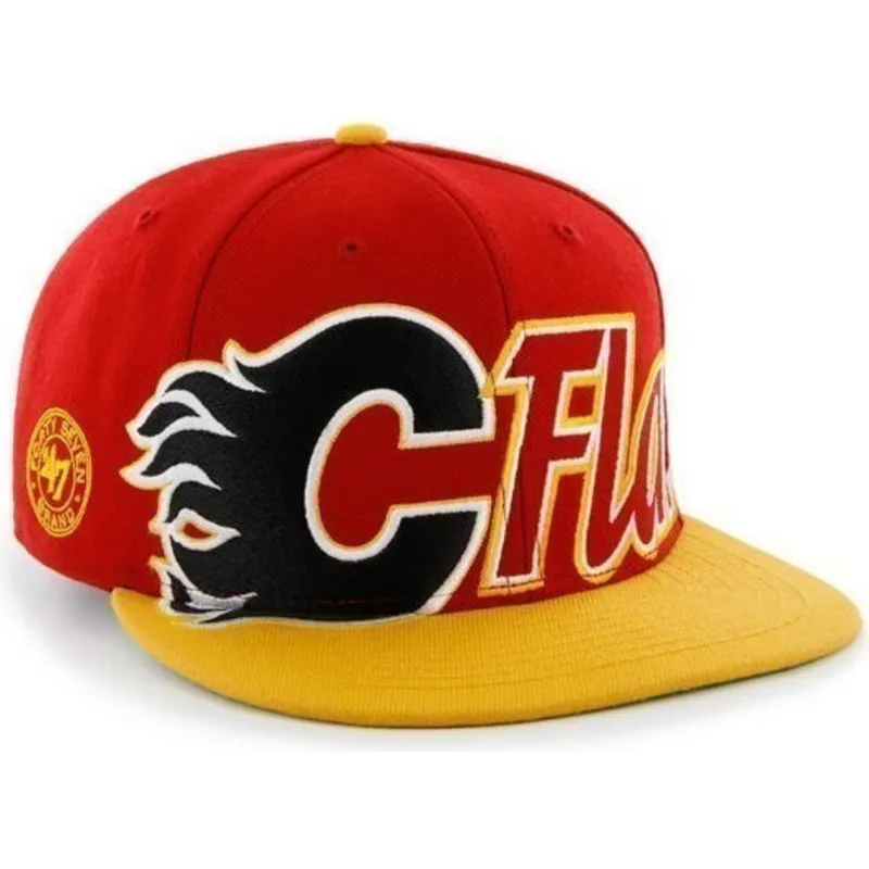 mutsid-lame-punane-snapback-letras-calgary-flames-nhl-47-brand