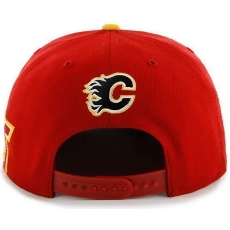 mutsid-lame-punane-snapback-letras-calgary-flames-nhl-47-brand