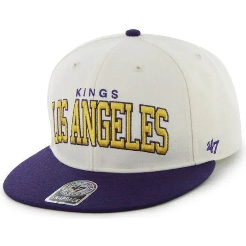 mutsid-lame-valge-snapback-los-angeles-kings-nhl-47-brand