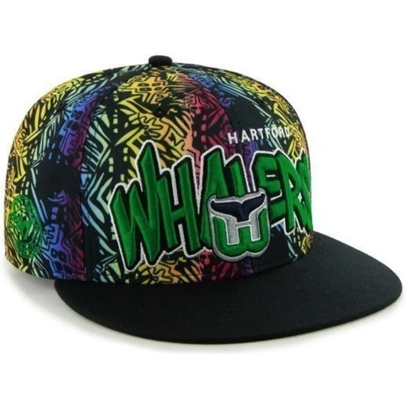 mutsid-lame-roheline-snapback-multicolor-hartford-whalers-nhl-47-brand
