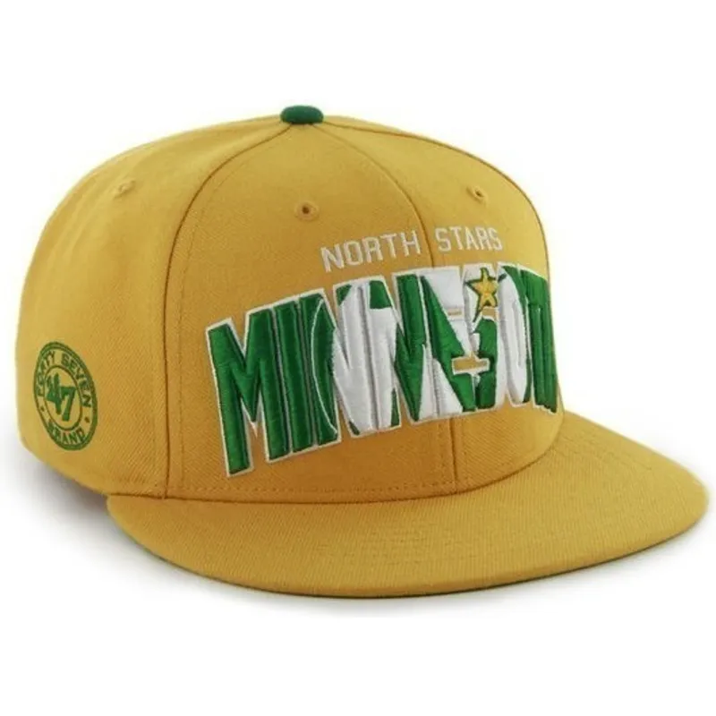 mutsid-lame-kollane-snapback-minnesota-north-stars-nhl-47-brand