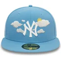 mutsid-lame-sinine-liibuv-59fifty-cloud-new-york-yankees-mlb-new-era