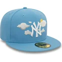 mutsid-lame-sinine-liibuv-59fifty-cloud-new-york-yankees-mlb-new-era
