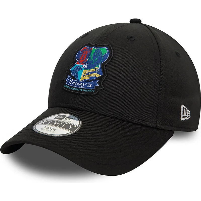 mutsid-kumer-must-snapback-lastele-9forty-hogwarts-harry-potter-new-era