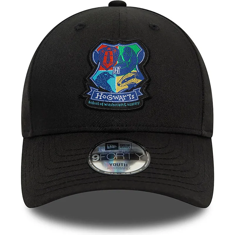 mutsid-kumer-must-snapback-lastele-9forty-hogwarts-harry-potter-new-era